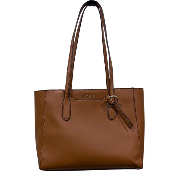 Dkny Handbags - DKNY Lola Tote Bag Brown Double Handle
